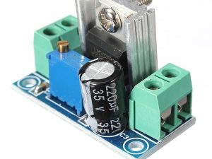ماژول رگولاتور خطی LM317 با ولتاژ خروجی قابل تنظیم
