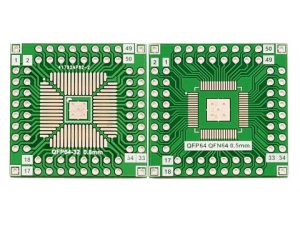برد تبدیل QFN64 to DIP Converter