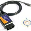دیاگ OBD2 خودرو ELM327 با ارتباط USB